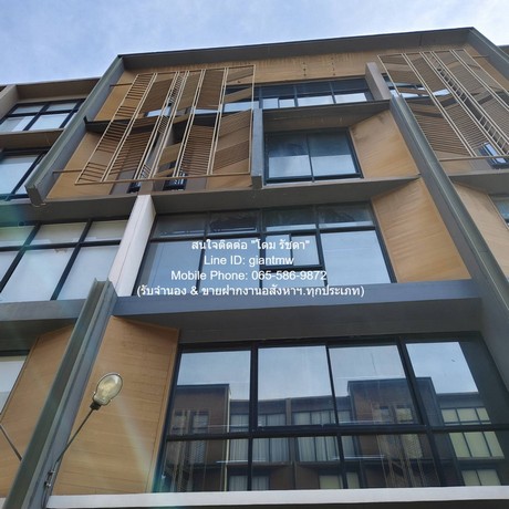   Office ขาย พร้อมผู้เช่าโฮมออฟฟิศ 5 ชั้น พร้อมลิฟต์ ซ.สุขุมวิท 77 (อ่อนนุช) 27 ตร.ว. 6 ห้องทำงาน 3 น้ำ 3 จอดรถ ราคา 19.9 ล้านบาท พ.ท. 27 ตาราง.วา 0 งาน 0 RAI    พร้อมเข้าอยู่