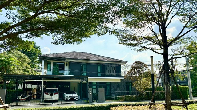 ขาย/ให้เช่า บ้านเดี่ยว 2ชั้น หมู่บ้านมัณฑณา1 กม.7 ซอยราชวินิตบางแก้ว ที่ดิน  275 ตรว พื้นที่ใช้สอย 330 ตรม บ้านหลังมุม ติดหน้าสวน วิวสวยสุด 