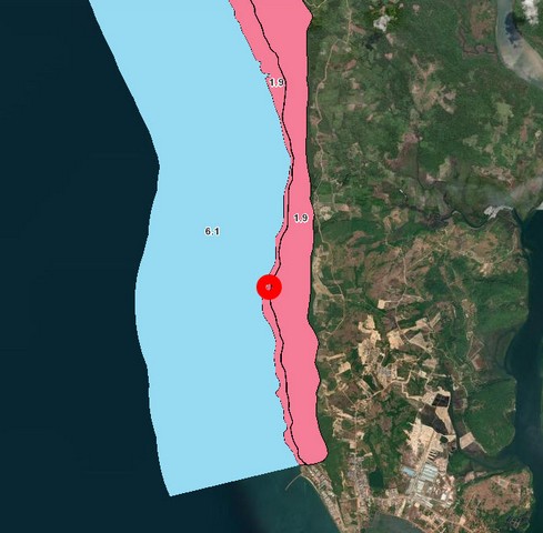 Sale พื้นที่ดิน ที่ดิน หาดศาลเจ้า จ.ตราด 1802 ตร.ว.  15000000 THB ทำเลทอง