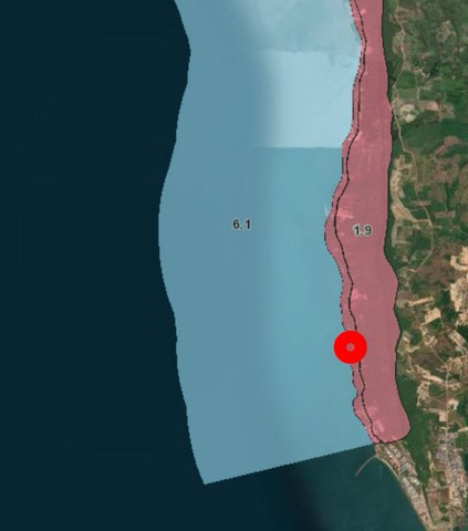 ที่ดิน ที่ดิน หาดเล็ก จ.ตราด  พื้นที่ =  56 sq.wa 3 Ngan 19 RAI 48000000 - ใกล้ ห่างด่านพรมแดนคลองใหญ่ ประมาณ1.7 กม. และ เกาะกูด ประมาณ 33 กม.  อสังหาริมทรัพย์ดี