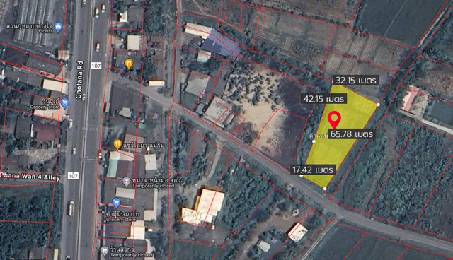 พื้นที่ดิน ขายที่ดินเปล่า 1-0-26 ไร่ (426 ตร.ว.), ตำบลขี้เหล็ก อำเภอแม่ริม จังหวัดเชียงใหม่ เหมาะสำหรับทำบ้านสวนเกษตร หรือบ้านพักตากอากาศ (ทั้งหมด 4 ล้านบาทถ้วน) เดินทางสะดวก