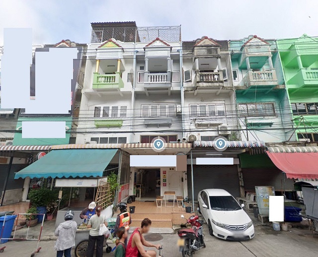 MRT หลักสอง 5.9 กม.รร.เลิศหล้า 900 ม. เพชรเกษม102-112  สาย 3  ให้เช่าอาคาร 3 ชั้น 21ตร.วา. 251 ตร.ม. ติดถนนใหญ่   เก็บสินค้า เย็บผ้า 