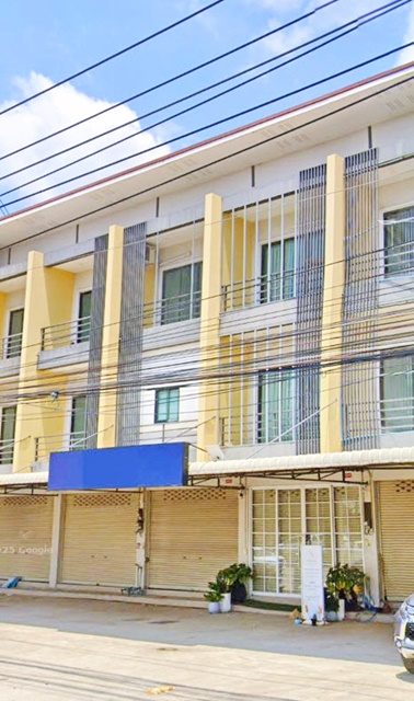 บางกรูด บ้านโพธิ์ ฉะเชิงเทรา เมกะโฮม 1.6 กม. อาคาร 3 ชั้น 23 ตร.วา. 280 ตร.ม. หลวงพ่อโสธร ติดถนนเมน 3 นอน 3 น้ำ พร้อมเฟอร์ เครื่องใช้ไฟฟ้า 