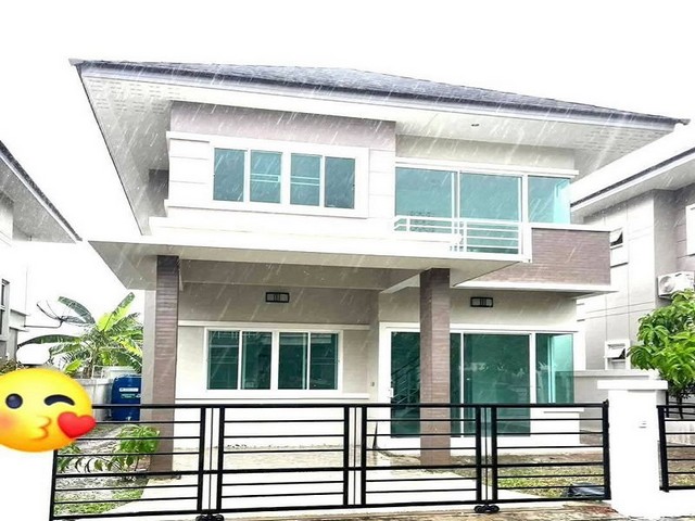 เช่าบ้านเดี่ยว บ่อวิน ใกล้นิคมอีสเทิร์นซีบอร์ด เลี้ยงสัตว์ได้ โซกู๊ด วิลเลจ ปลวกแดง TP-H1609