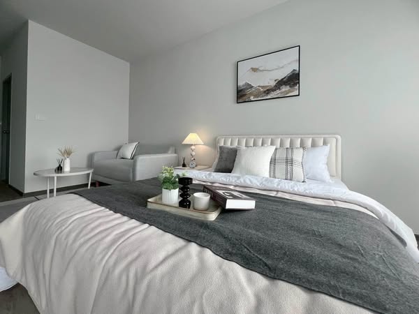 ห้องใหม่แกะกล่องพร้อมอยู่ ริชพอยท์@BTS วุฒากาศ  ชั้น 21 ขนาด 27 ตร.ม 1 นอน 1 น้ำ