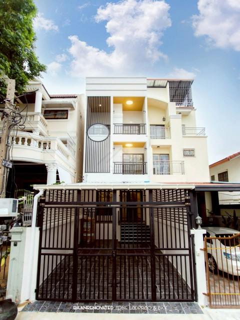 HS 1779 ขายทาวน์โฮม 3 ชั้น 27 ตร.ว 4 ห้องนอน ซอยเสรีไทย 17 รีโนวทใหม่ยกหลัง ใกล้นิด้า