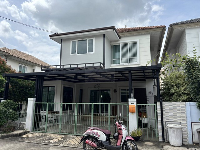 ให้เช่าบ้านเดี่ยว 2 ชั้นหลังมุม 3 ห้องนอน โครงการไพรเวท พาร์ค ชวนชื่น ซิตี้ เป็นซอยทะลุ รามอินทรา 65 และ คู้บอน27 พร้อมเข้าอยู่