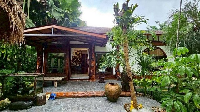 บ้านสวน สไตล์รีสอร์ท ตกแต่งสวนสวย โซนสันทราย        