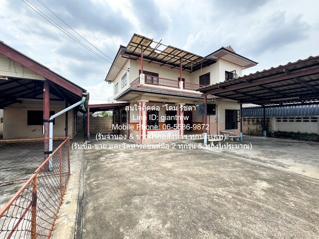 SALE ขาย บ้าน ขายบ้านเดี่ยว 2 ชั้น (ตามสภาพ) ถ.รังสิต-นครนายก ปทุมธานี 100 ตร.ว. 2 น 2 น้ำ 3 จอดรถ 2นอน ขนาดพื้นที่ 0 ตาราง.วา 1 งาน 0 Rai 3090000 BAHT   ลดแบบสุดๆ