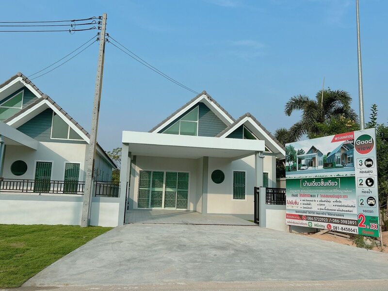  ขายด่วน บ้านเดียวมือ1 บ้านสร้างเอง  หลังคาจั่ว + นอดิกส์ บ้านสวยพร้อมเข้าอยู่