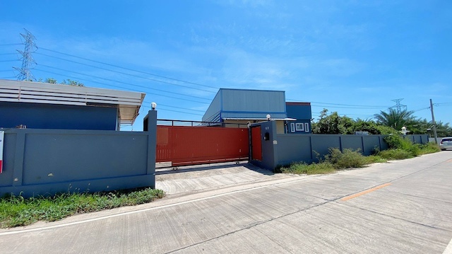 BST927 ขายโกดังพร้อมโฮมออฟฟิศ พื้นที่ใช้สอยกว่า 400 ตร.ม. บนที่ดินสีม่วง 1 ไร่ อ.ไทรน้อย จ.นนทบุรี ใกล้ Big C แยกไทรน้อย