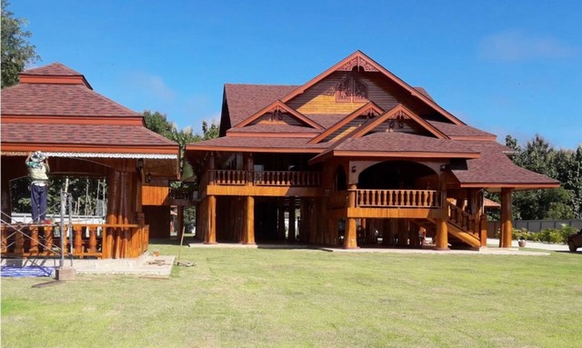 ขายบ้านไม้สักทั้งหลัง อำเภอวังชิ้น จังหวัดแพร่ พร้อมที่ดิน เนื้อที่ 2 ไร่กว่า