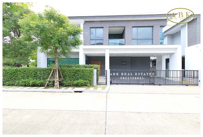 บ้านเดี่ยว 2 ชั้น ใหม่พร้อมเข้าอยู่ หลังมุม ราคา 19 ล้านบาท ลดเหลือ 15.9 ล้านบาท